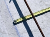 Typical Horizontal Rebar Dimension From Outside of Wall (Stucco Ready)